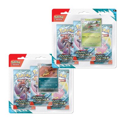 Pokémon TCG: Journey Together - 3 Pack Blister ENG